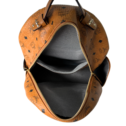 MCM Stark Rucksack in Visetos Cognac / sehr gut