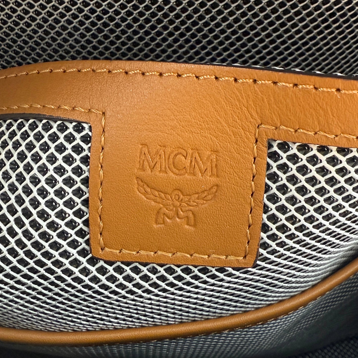 MCM Stark Rucksack in Visetos Cognac / sehr gut