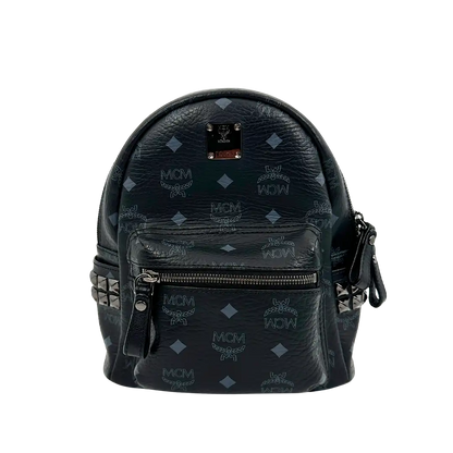 MCM Stark Mini Rucksack Monogram schwarz / gut MCM