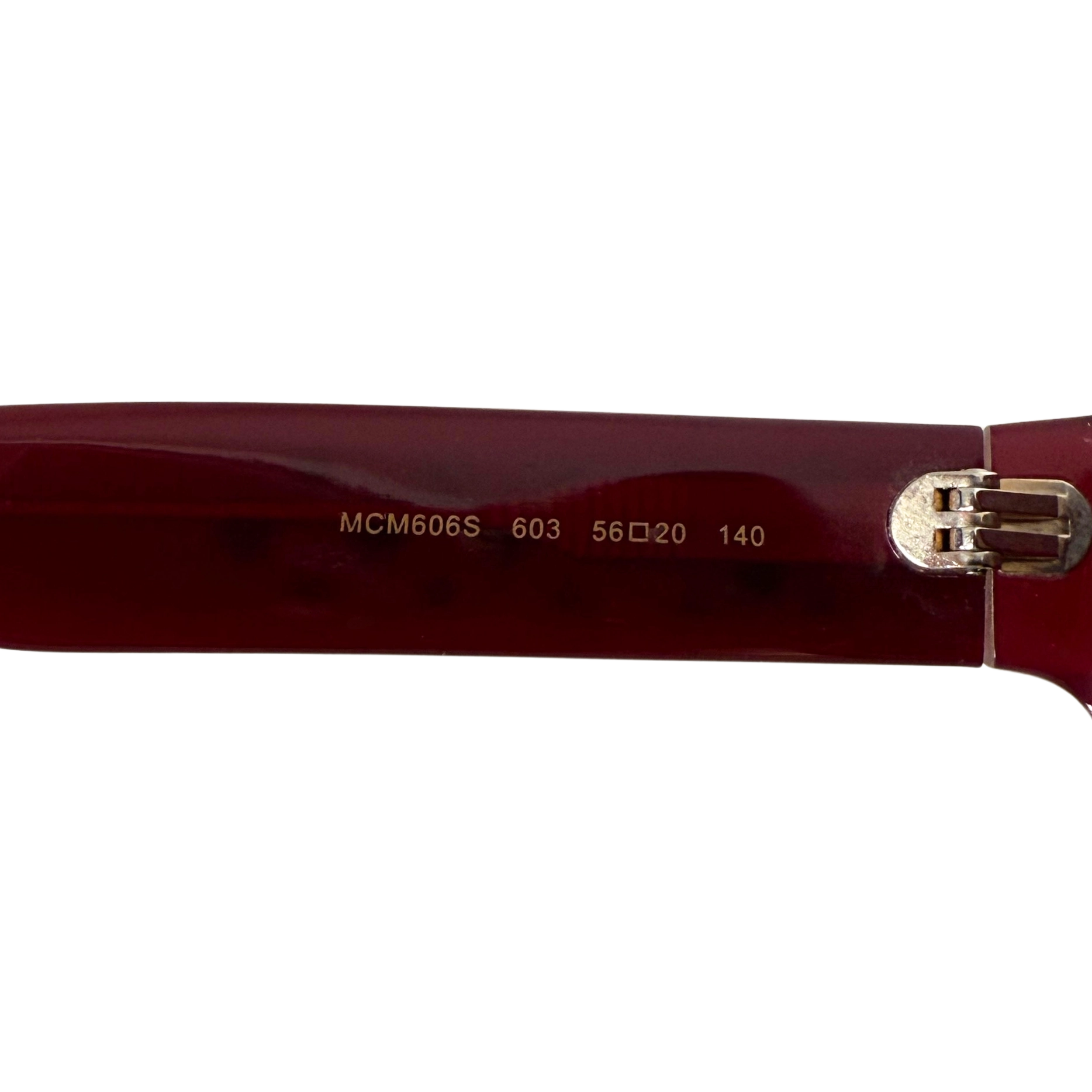 MCM Sonnenbrille MCM606S Bordeauxrot / neuwertig MCM