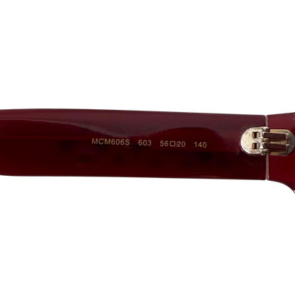 MCM Sonnenbrille MCM606S Bordeauxrot / neuwertig MCM