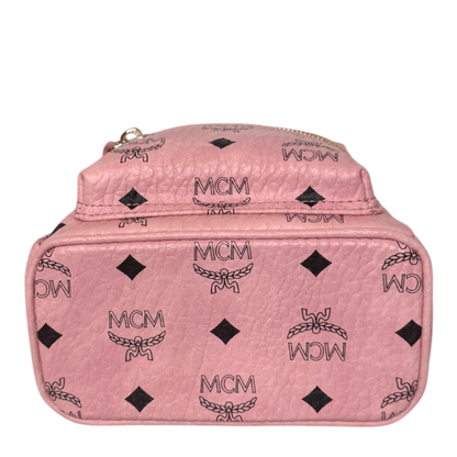MCM Stark Xmini Backpack Pale Pink MCM