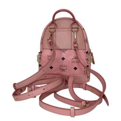 MCM Stark Xmini Backpack Pale Pink MCM