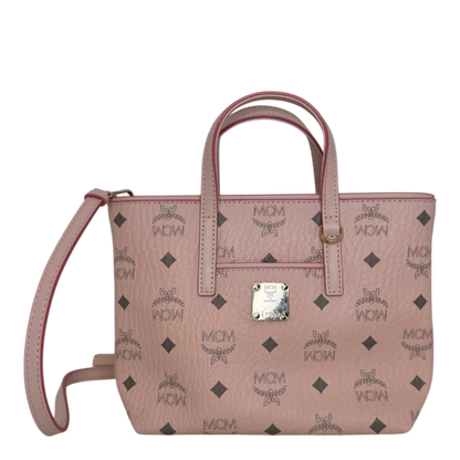MCM Handtasche Toni Small Rosa Gold MCM
