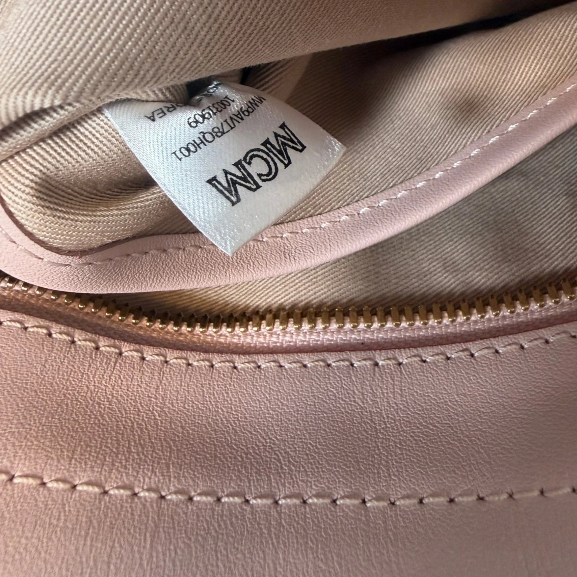 MCM Handtasche Toni Small Rosa Gold MCM