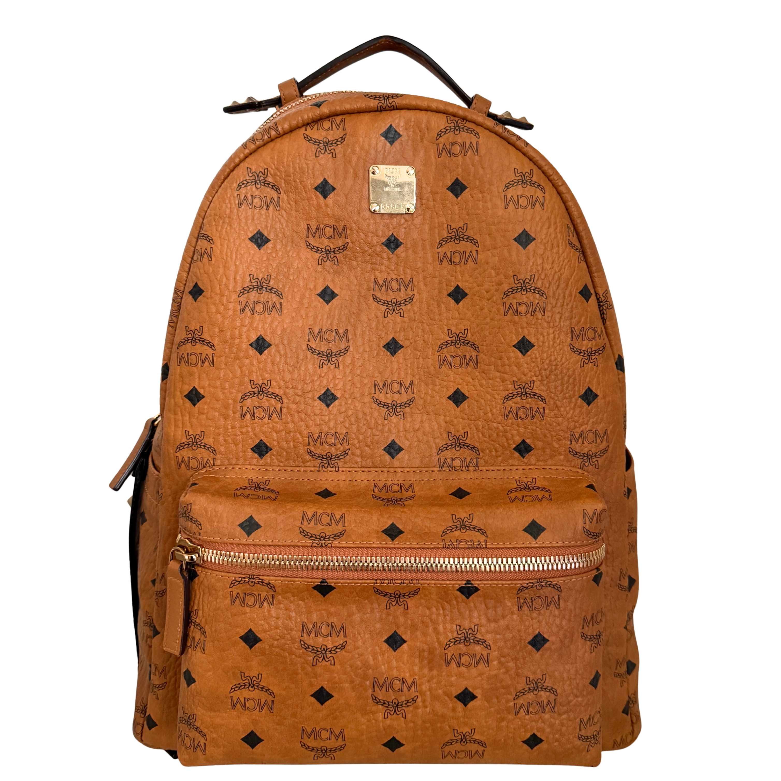 MCM Stark Rucksack in Visetos Cognac / sehr gut