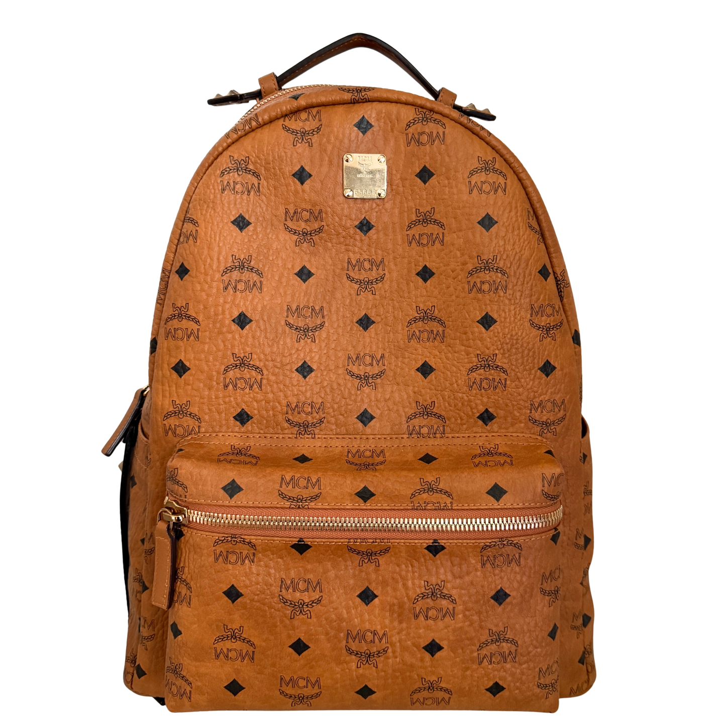 MCM Stark Rucksack in Visetos Cognac / sehr gut