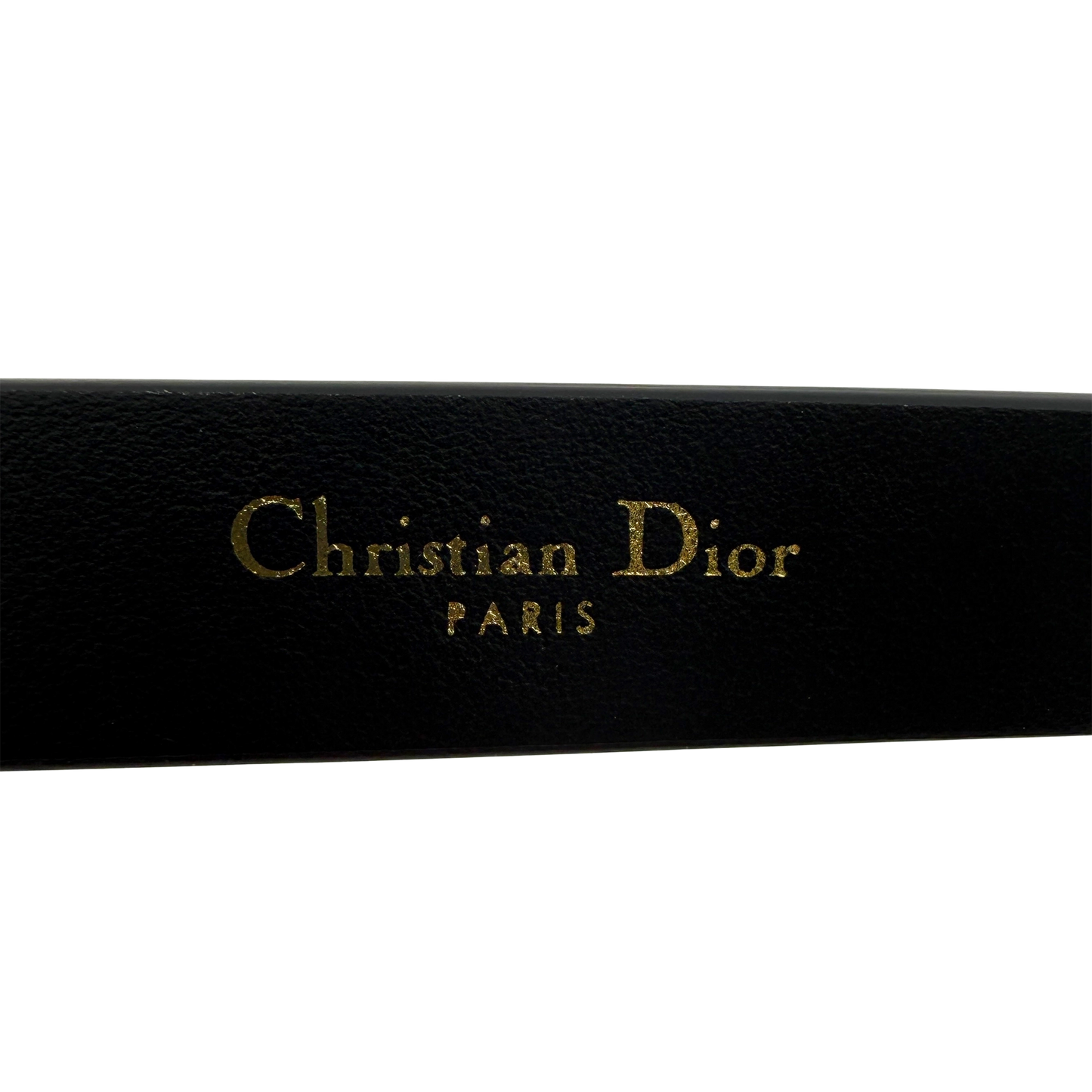 Christian Dior Miss Dior Gürtel aus glattem Kalbsleder 80 Schwarz / neuwertig Dior