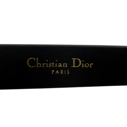Christian Dior Miss Dior Gürtel aus glattem Kalbsleder 80 Schwarz / neuwertig Dior