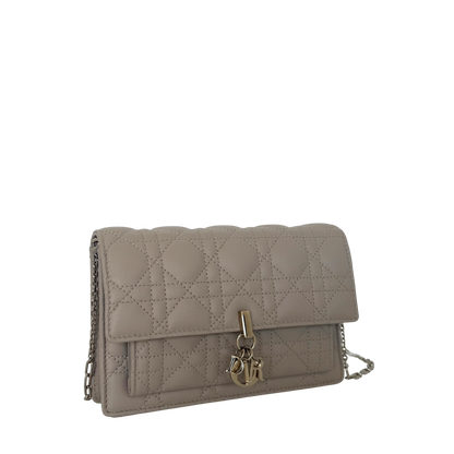 Dior My Dior Daily Pouch mit Kette Puderbeige Fullset / sehr gut Dior