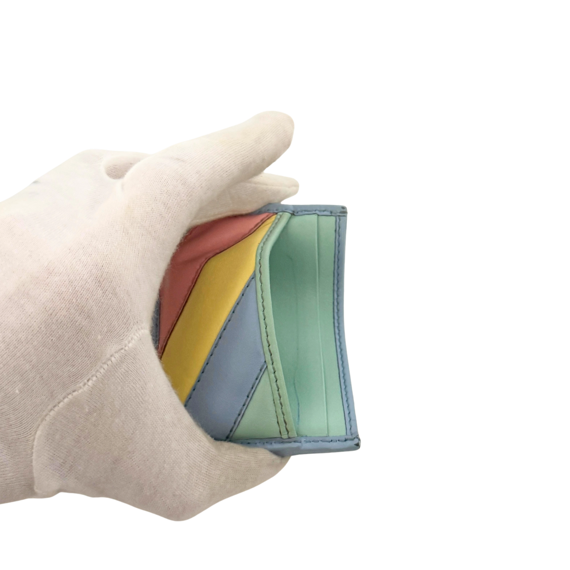 Gucci GG Marmont Kalbsleder Cardholder Multicolor / gut Gucci