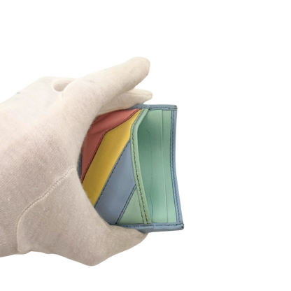 Gucci GG Marmont Kalbsleder Cardholder Multicolor / gut Gucci