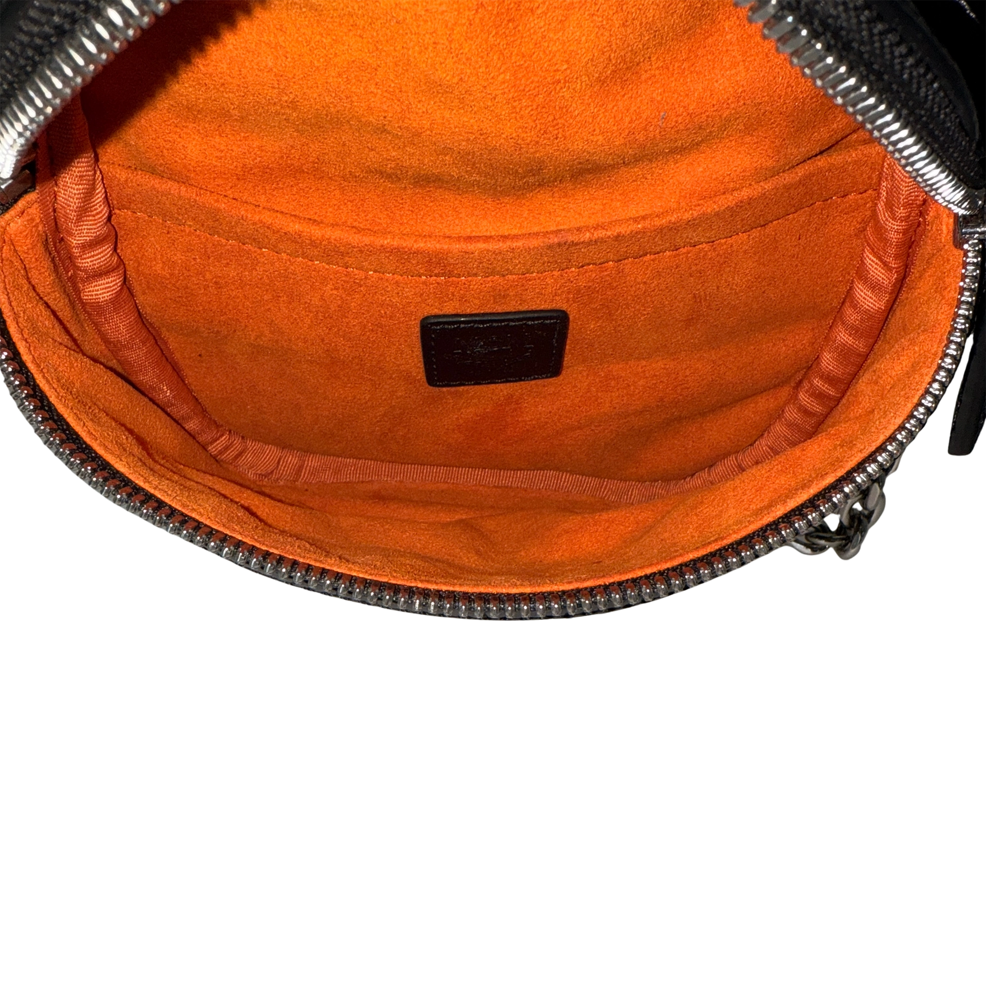 MCM Geo Croco Umhängetasche mit Pailetten Schwarz / neuwertig MCM