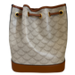 MCM Himmel Kordelzugtasche in Lauretos Braun / neuwertig Echtheitscheck