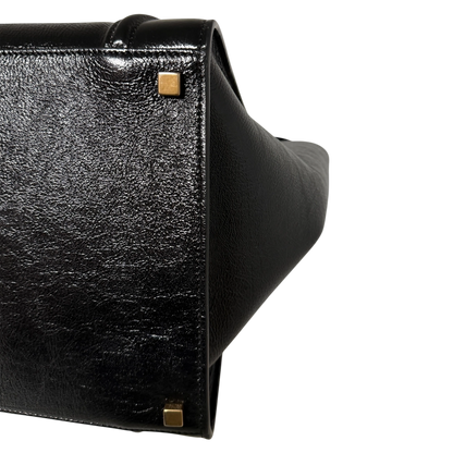 CELINE Luggage Phantom Lackleder Medium schwarz  / neuwertig CELINE