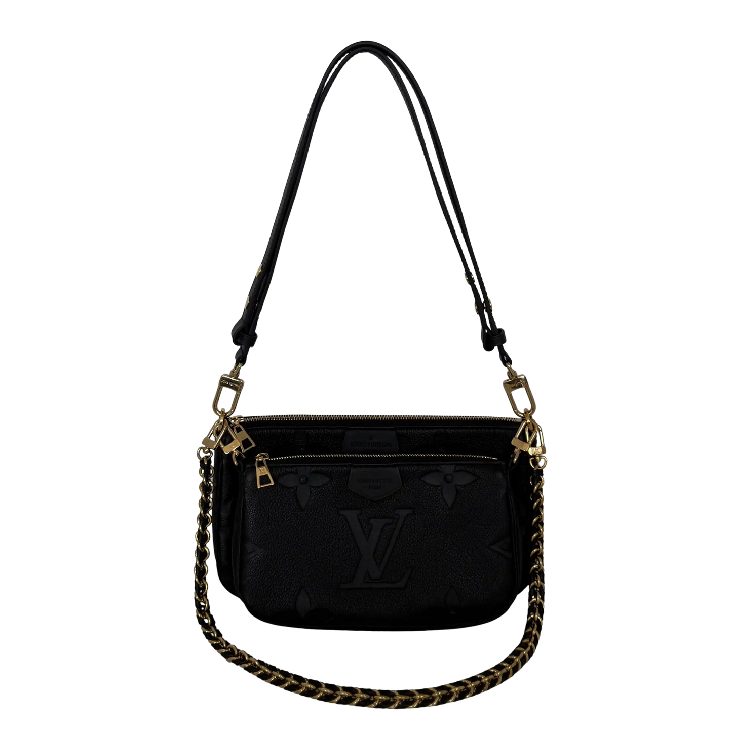 Louis Vuitton Multi Pochette Accessoires Empreinte Leder M80399 Fullset / sehr gut Louis Vuitton
