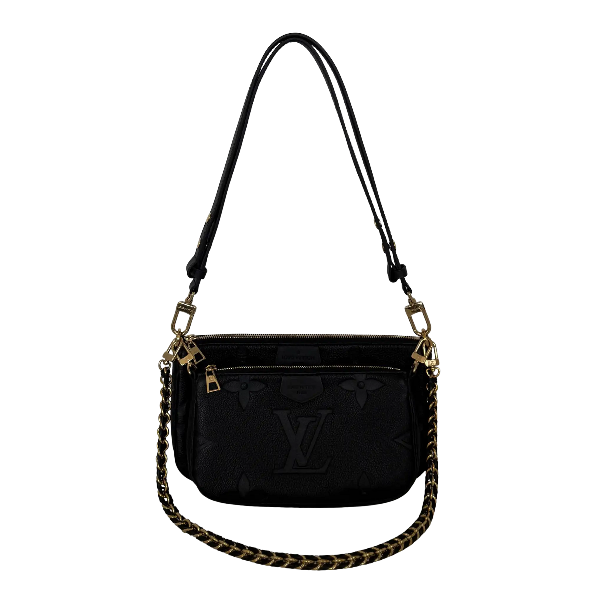 Louis Vuitton Multi Pochette Accessoires Empreinte Leder M80399 Fullset / sehr gut Louis Vuitton