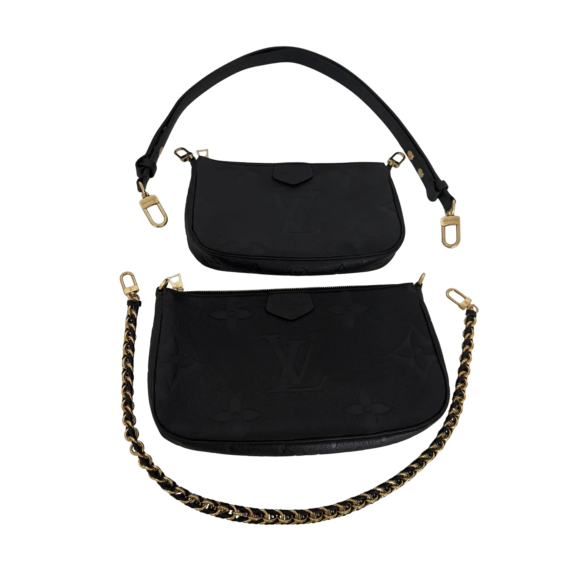Louis Vuitton Multi Pochette Accessoires Empreinte Leder M80399 Fullset / sehr gut Louis Vuitton