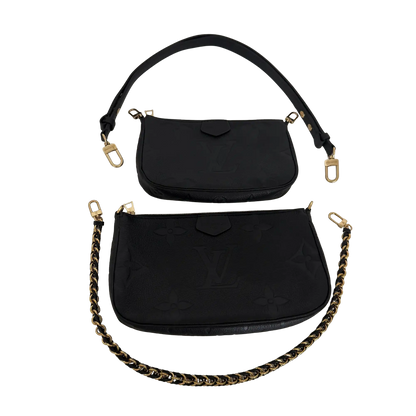 Louis Vuitton Multi Pochette Accessoires Empreinte Leder M80399 Fullset / sehr gut Louis Vuitton