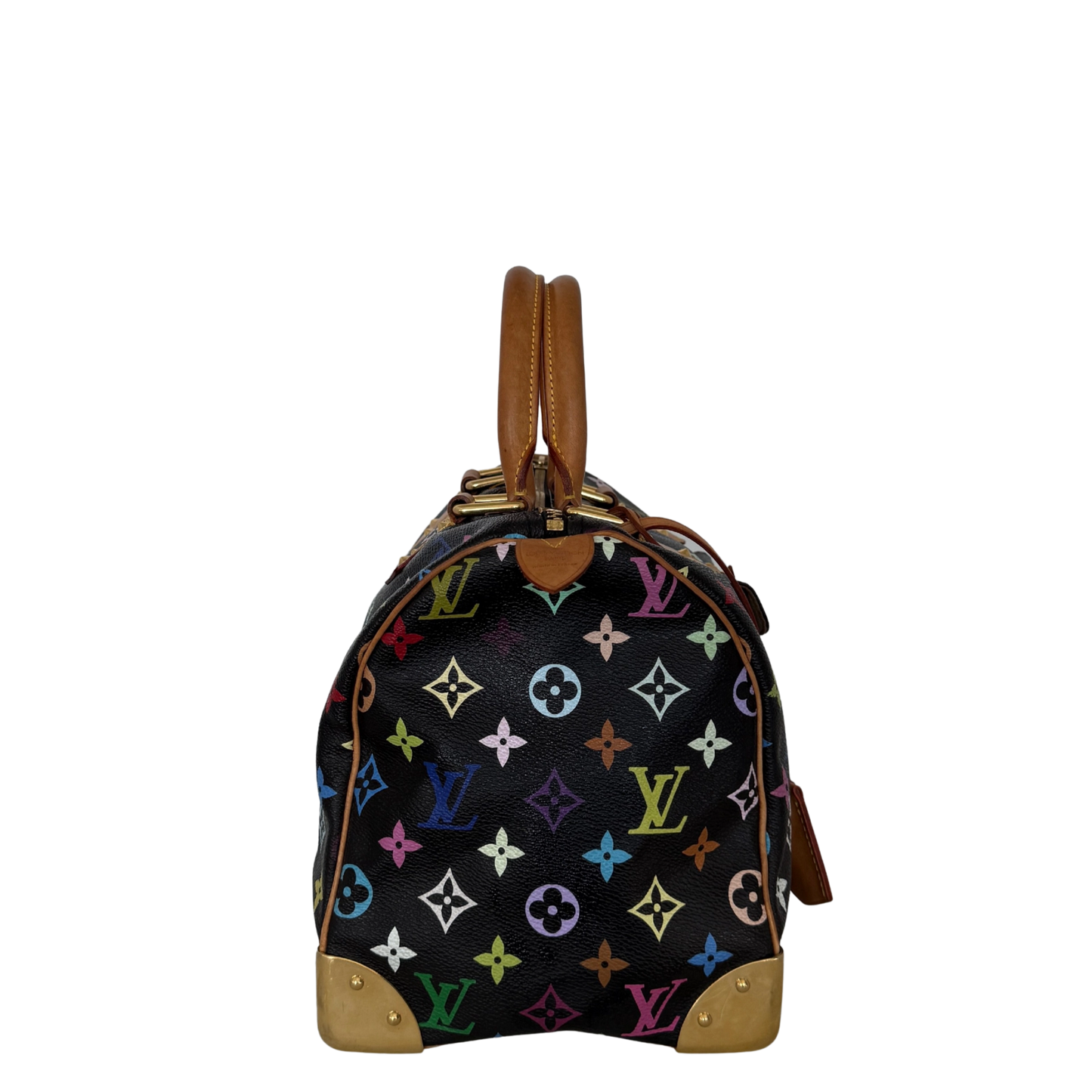 Louis Vuitton Speedy 30 Multicolor Tasche M92642 Schwarz / gut Louis Vuitton