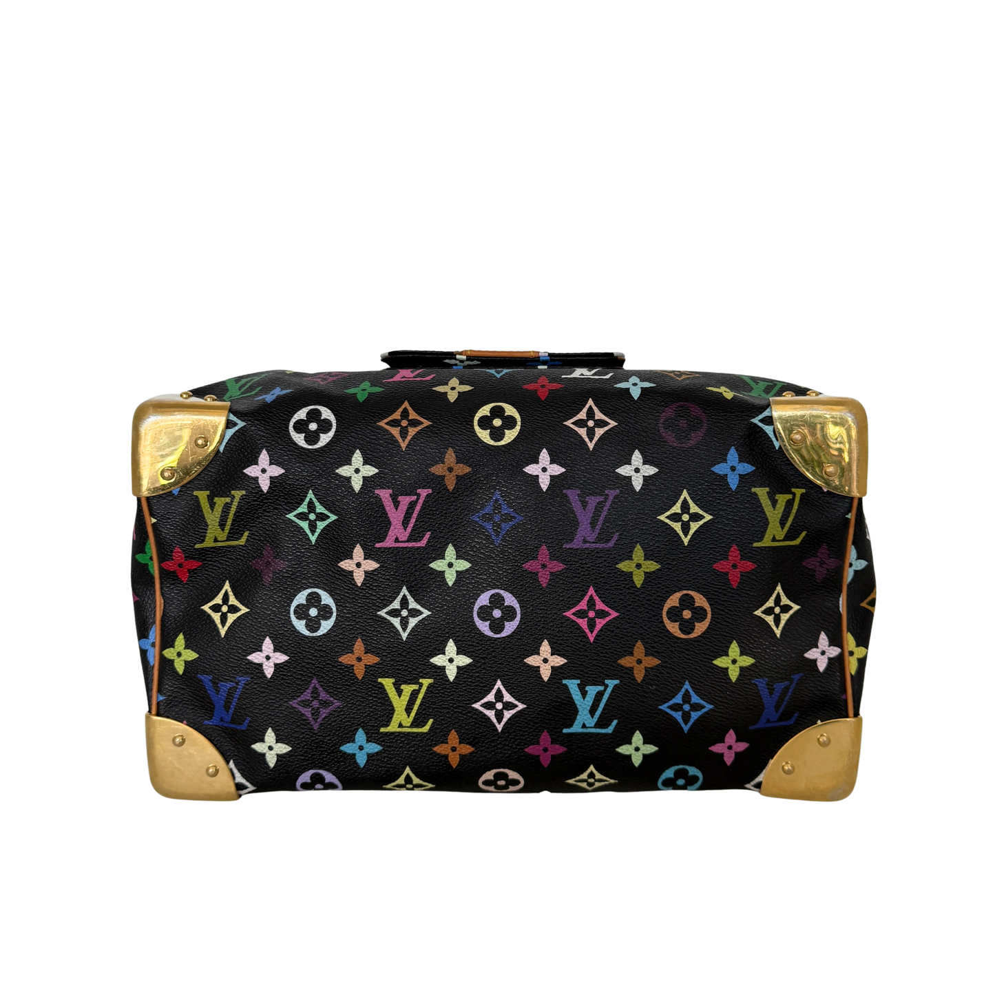Louis Vuitton Speedy 30 Multicolor Tasche M92642 Schwarz / gut Louis Vuitton
