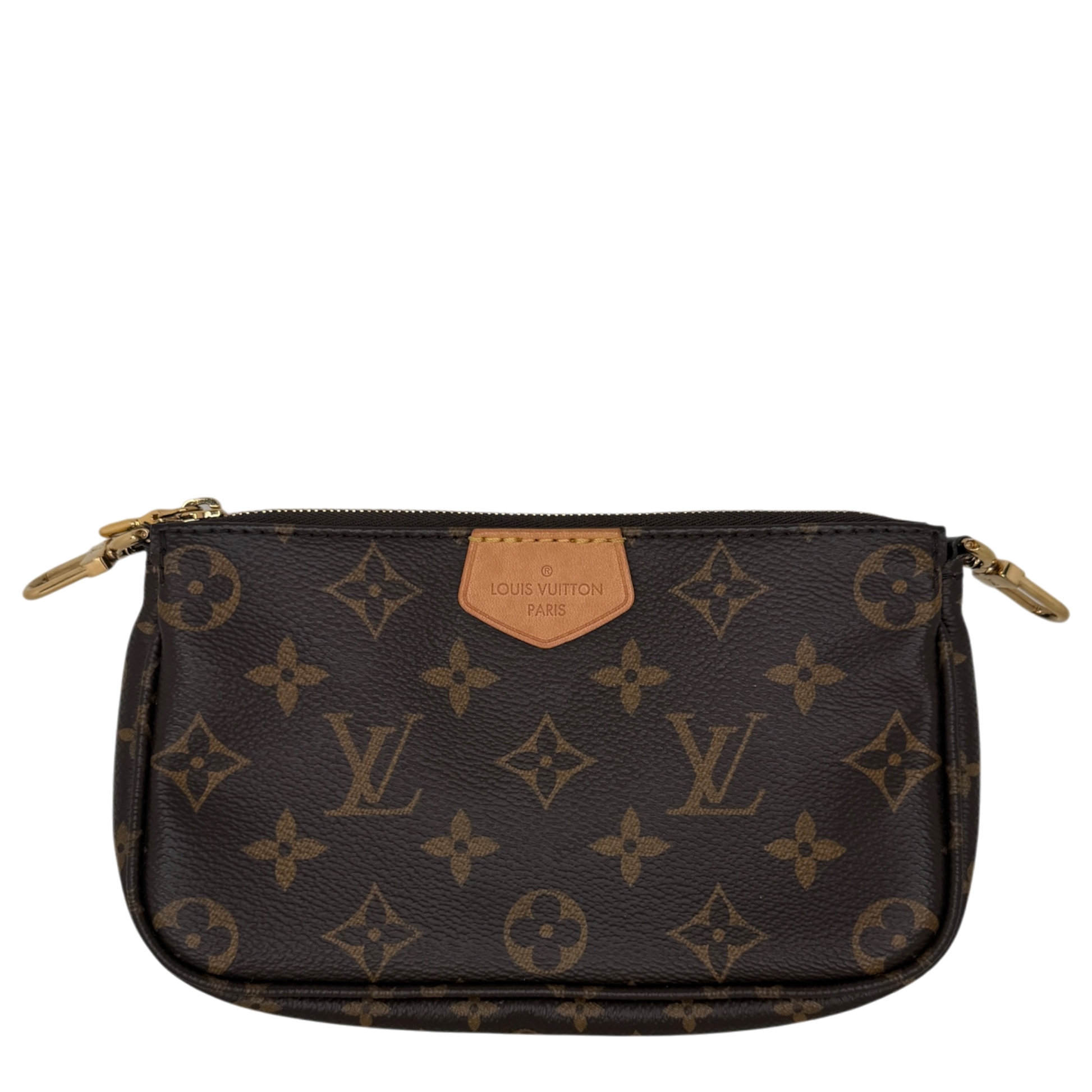 Louis Vuitton Multi Pochette Accessoires Monogram Khaki Fullset / sehr gut Louis Vuitton
