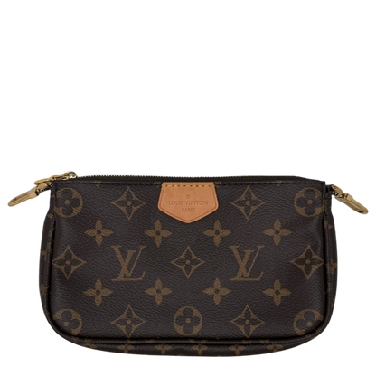 Louis Vuitton Multi Pochette Accessoires Monogram Khaki Fullset / sehr gut Louis Vuitton