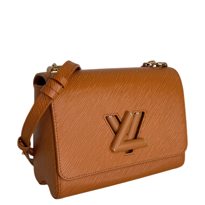 Louis Vuitton Twist MM Epi Leder braun GHW M57939 / sehr gut Louis Vuitton