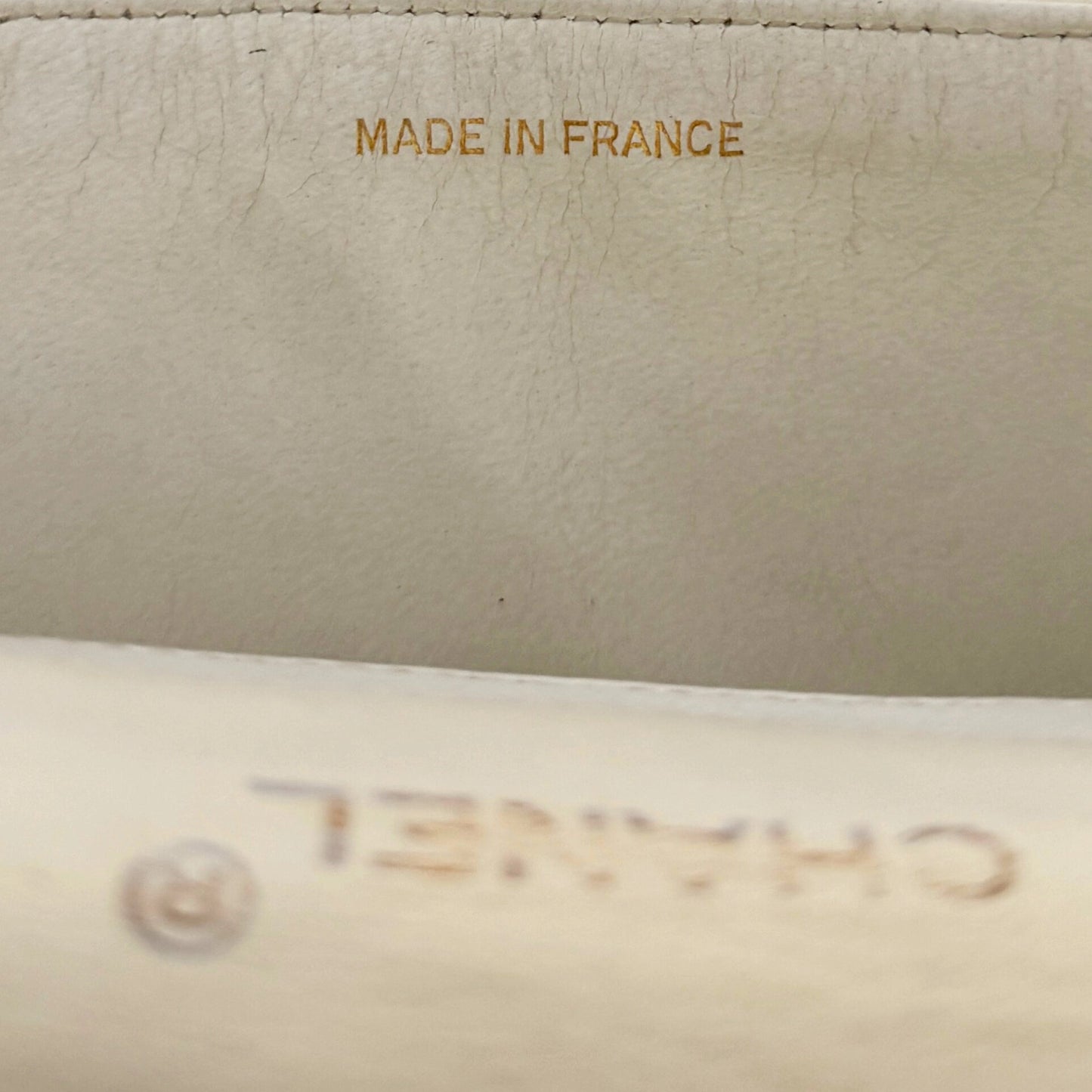 Chanel Timeless Single Flap Small Weiß / gut Chanel