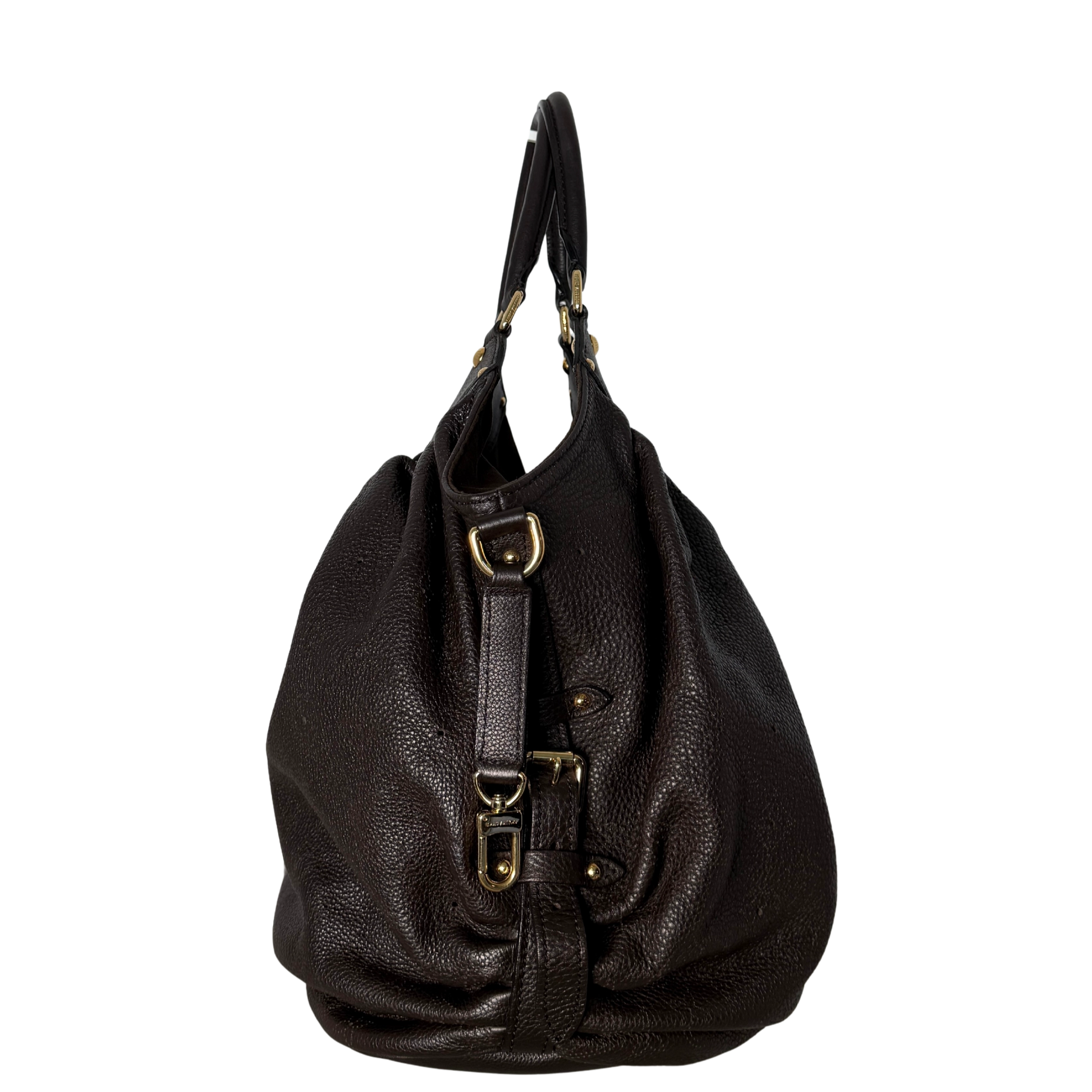 Louis Vuitton Mahina XL Dunkelbraun / sehr gut Louis Vuitton