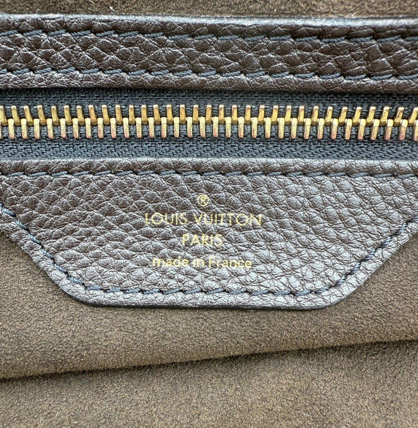 Louis Vuitton Mahina XL Dunkelbraun / sehr gut Louis Vuitton