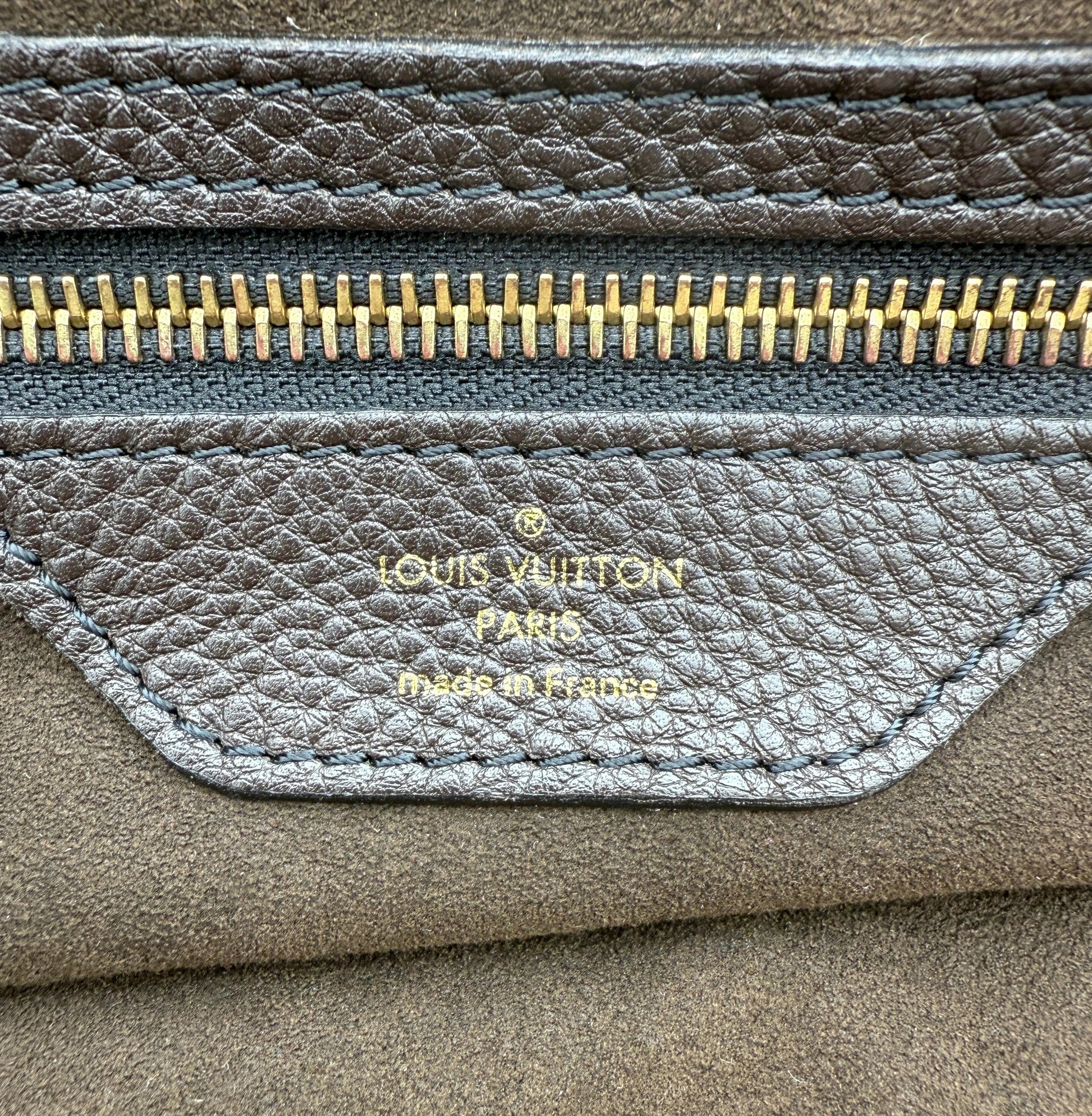 Louis Vuitton Mahina XL Dunkelbraun / sehr gut Louis Vuitton