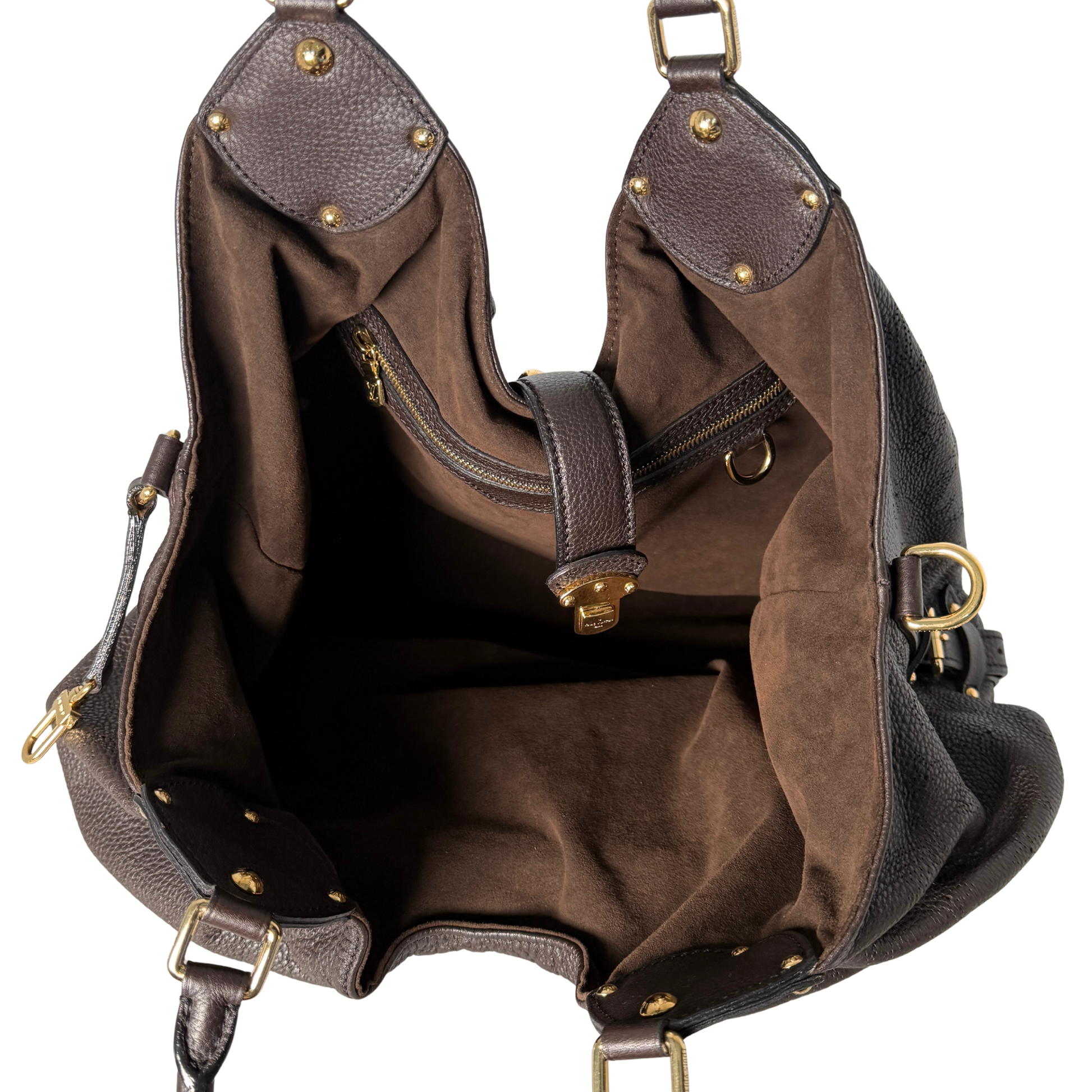 Louis Vuitton Mahina XL Dunkelbraun / sehr gut Louis Vuitton