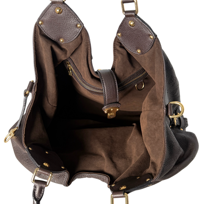 Louis Vuitton Mahina XL Dunkelbraun / sehr gut Louis Vuitton