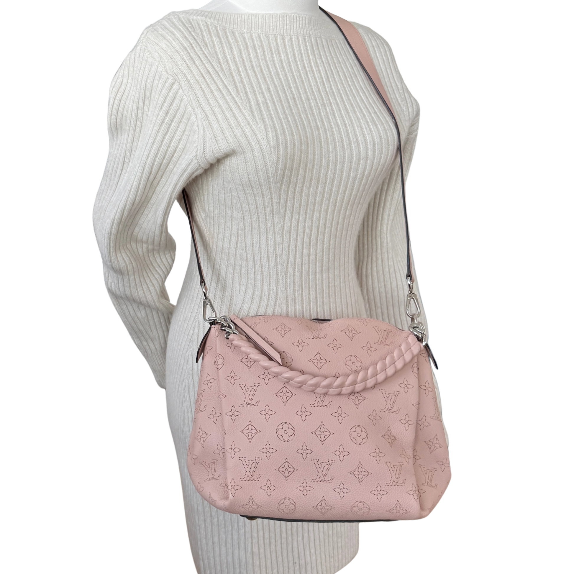 Louis Vuitton Mahina Babylone Chain BB M51224 Rosa / sehr gut Louis Vuitton