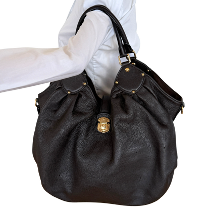 Louis Vuitton Mahina XL Dunkelbraun / sehr gut Louis Vuitton