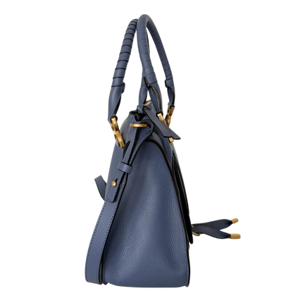 Chloé Marcie Medium Double Carry Bag Graphite Navy / neuwertig Chloé