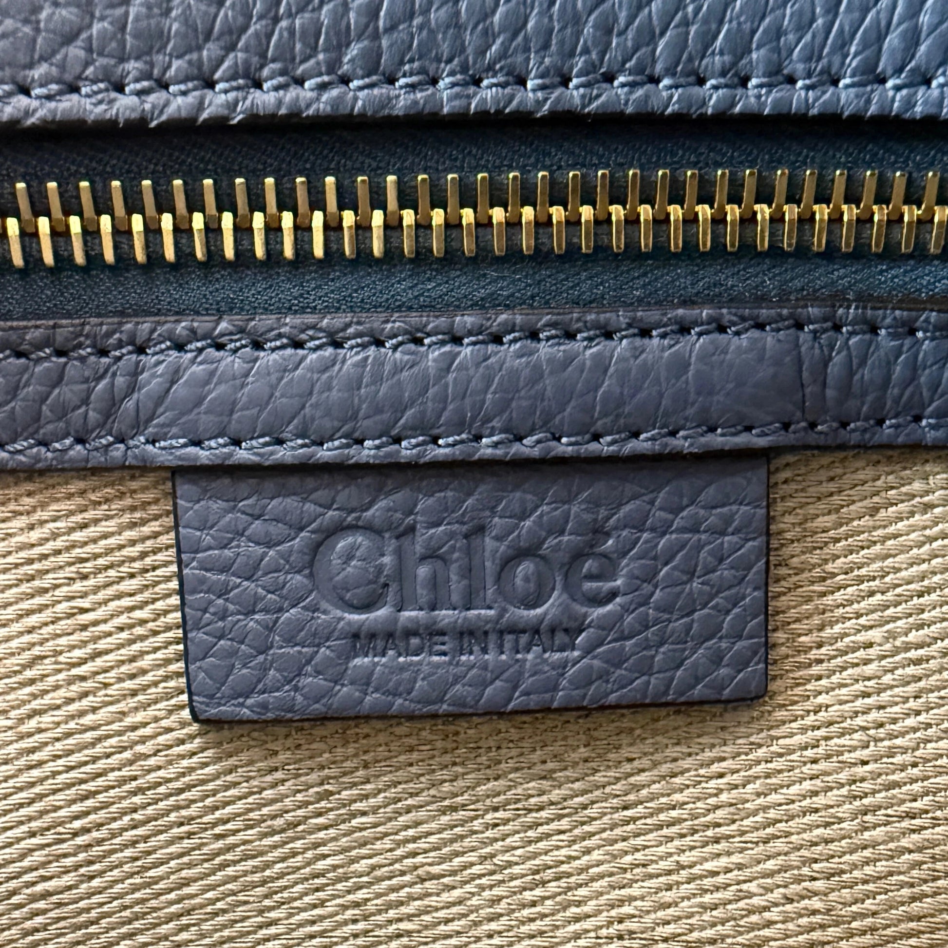 Chloé Marcie Medium Double Carry Bag Graphite Navy / neuwertig Chloé
