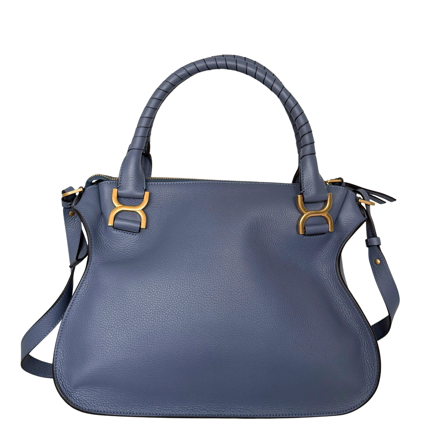 Chloé Marcie Medium Double Carry Bag Graphite Navy / neuwertig Chloé