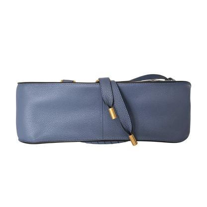 Chloé Marcie Medium Double Carry Bag Graphite Navy / neuwertig Chloé