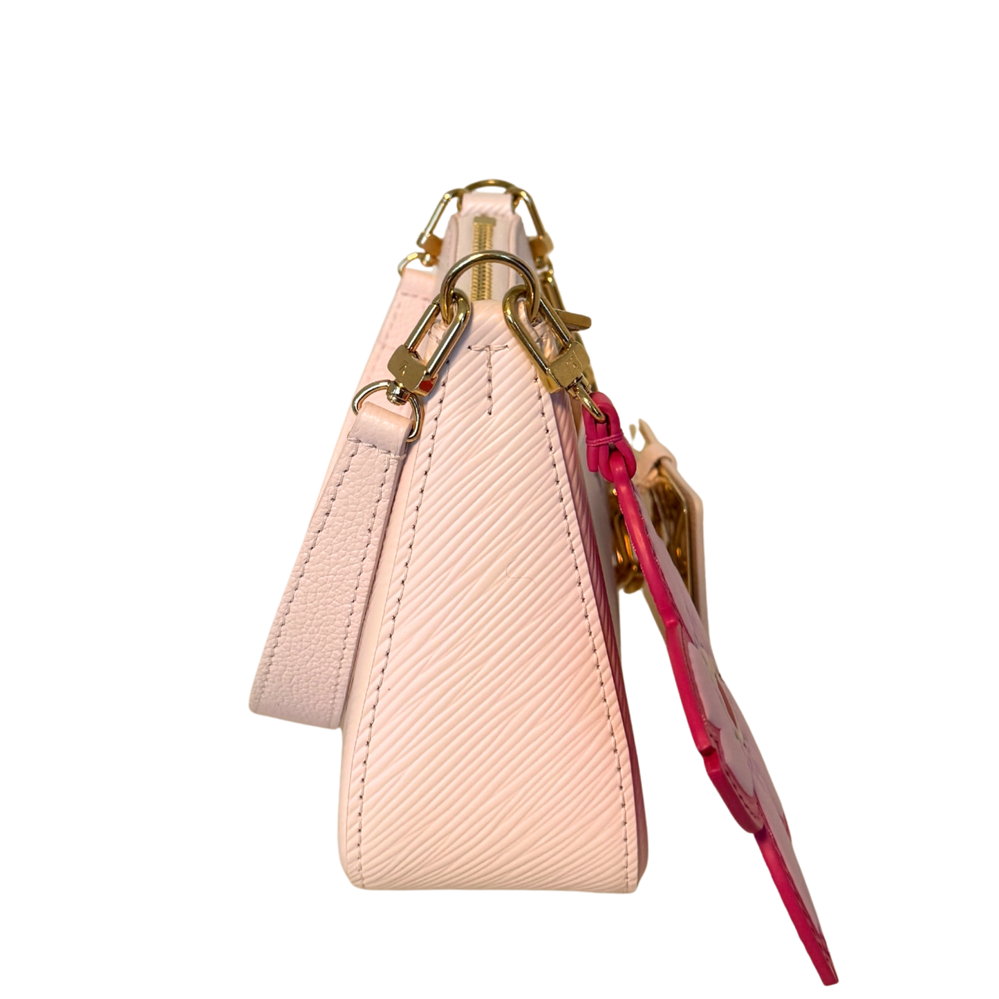 Louis Vuitton x Takashi Murakami Marellini Epi Leder Rosa Fullset / sehr gut