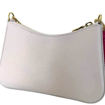 Louis Vuitton x Takashi Murakami Marellini Epi Leder Rosa Fullset / sehr gut