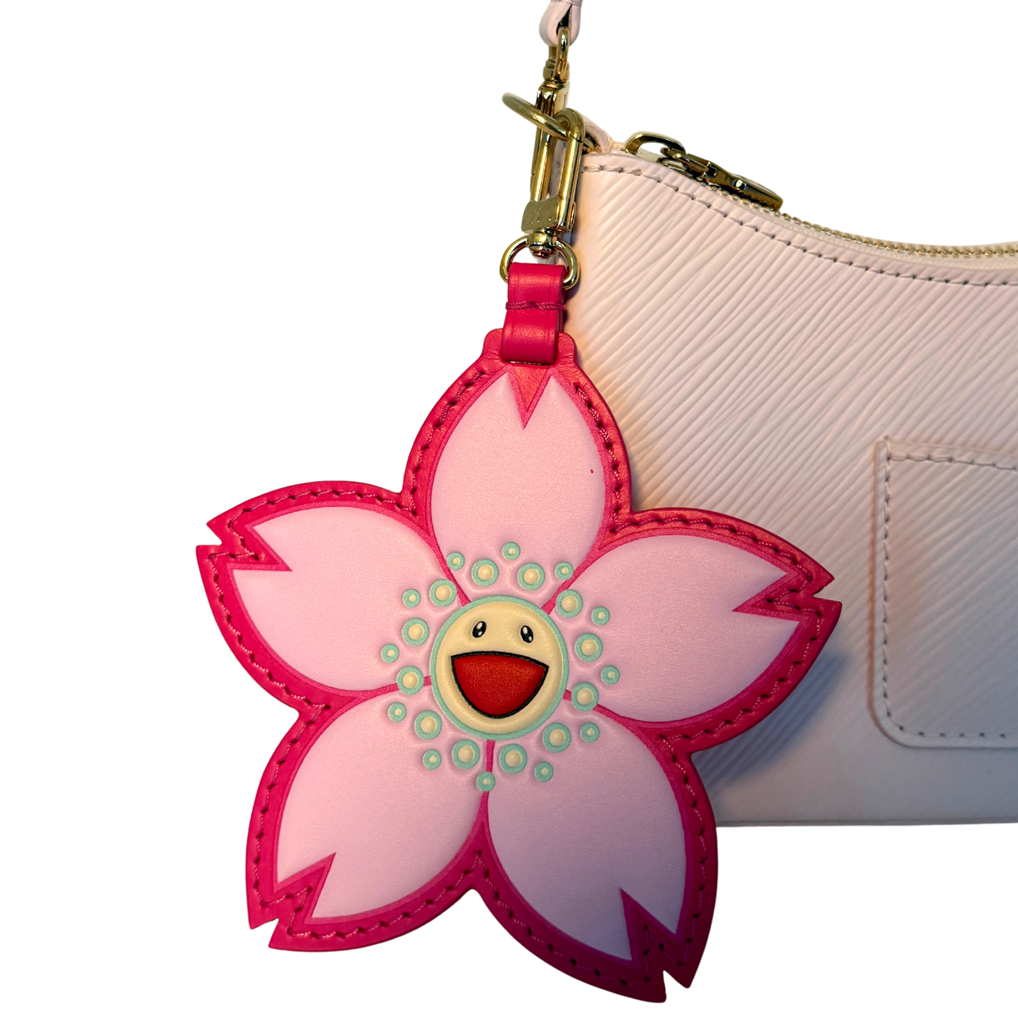 Louis Vuitton x Takashi Murakami Marellini Epi Leder Rosa Fullset / sehr gut