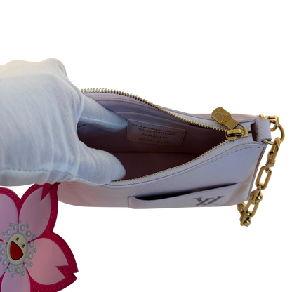 Louis Vuitton x Takashi Murakami Marellini Epi Leder Rosa Fullset / sehr gut