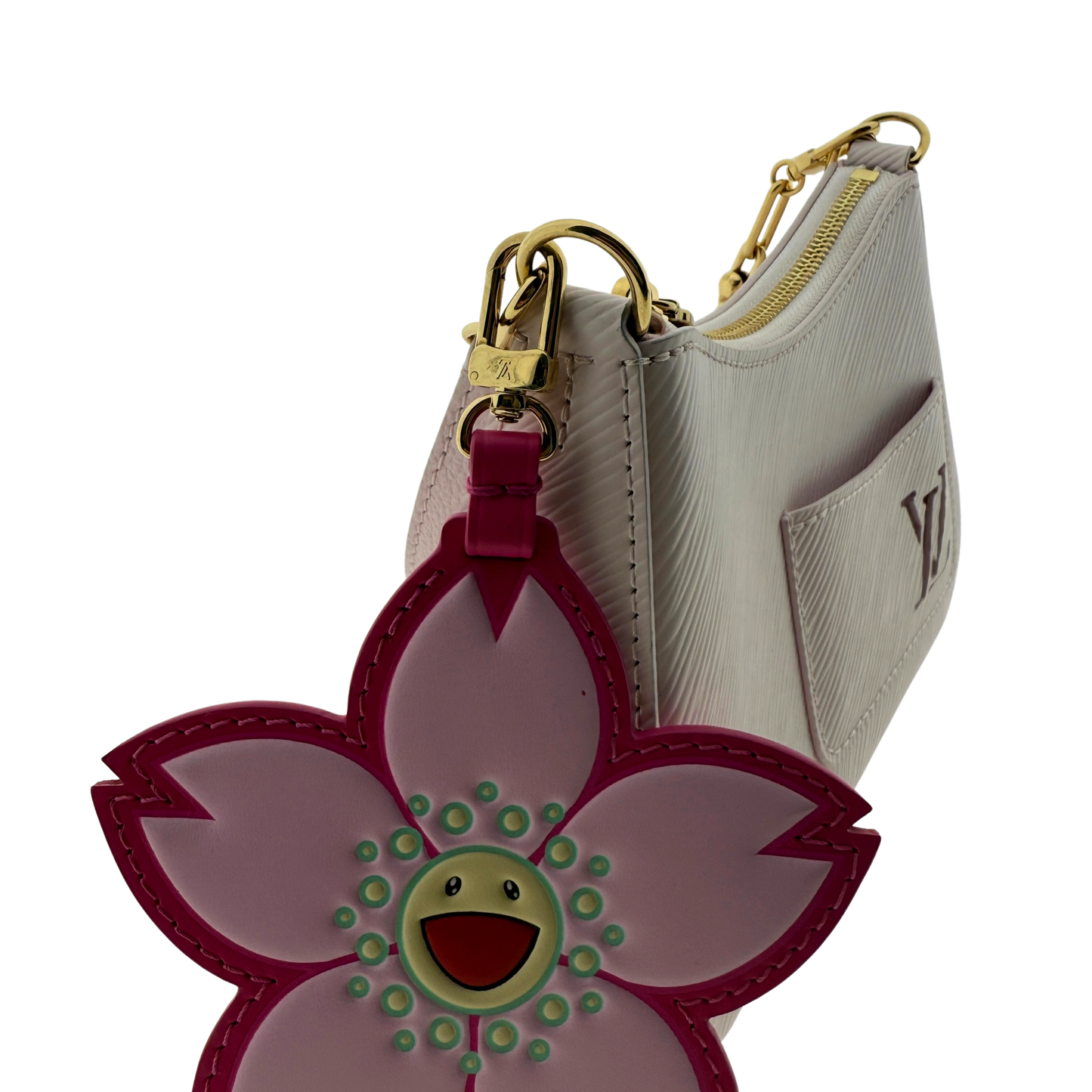 Louis Vuitton x Takashi Murakami Marellini Epi Leder Rosa Fullset / sehr gut