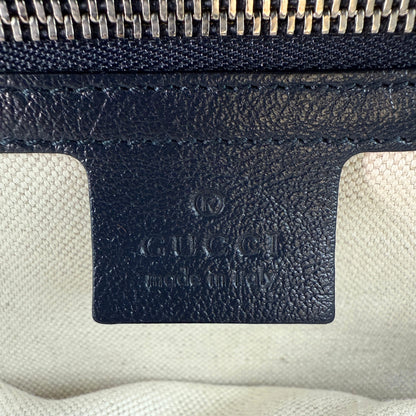 Gucci GG Marmont Schultertasche Denim Blau / sehr gut