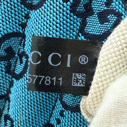 Gucci GG Marmont Schultertasche Denim Blau / sehr gut