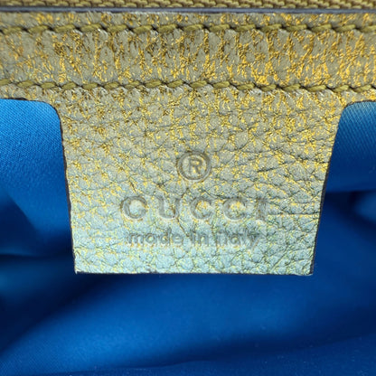 Gucci GG Marmont Matelasse Schultertasche aus gestepptem Leder Gold Pink / gut Gucci