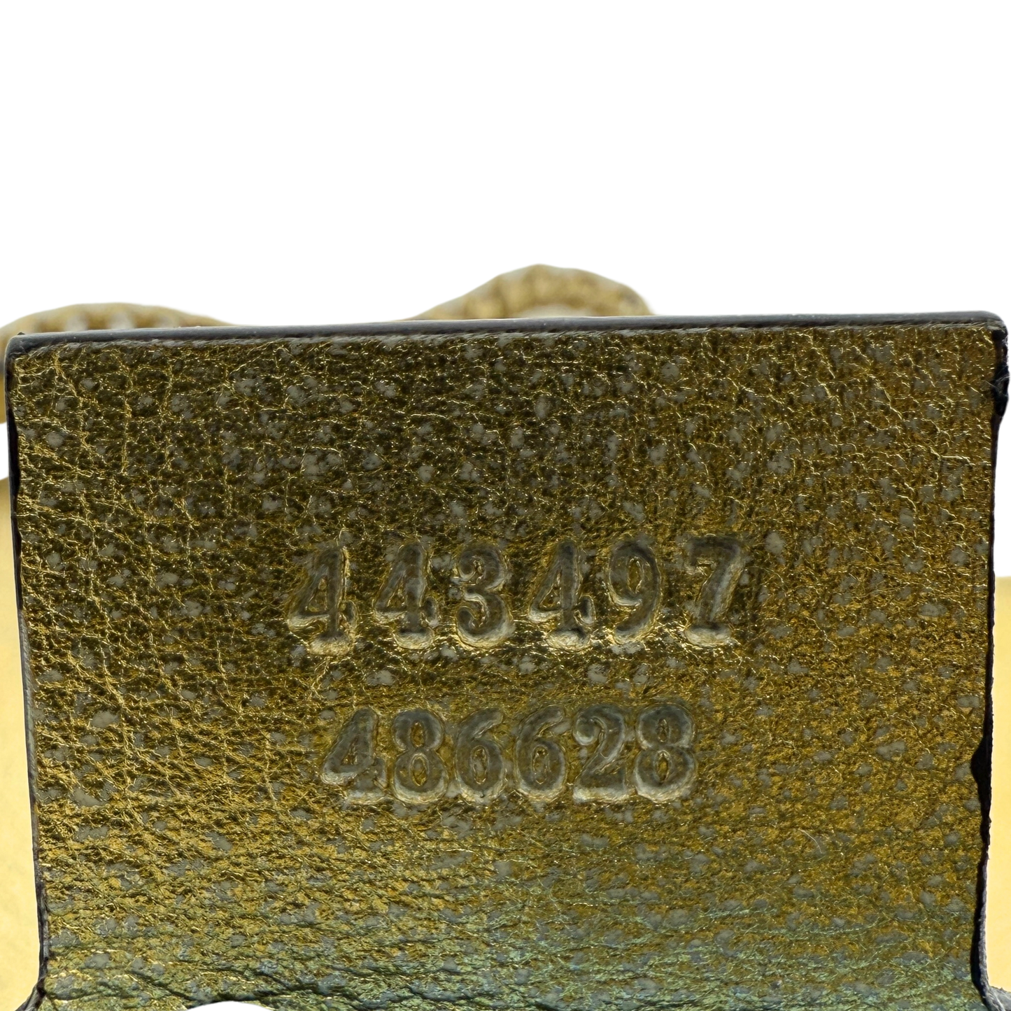 Gucci GG Marmont Matelasse Schultertasche aus gestepptem Leder Gold Pink / gut Gucci