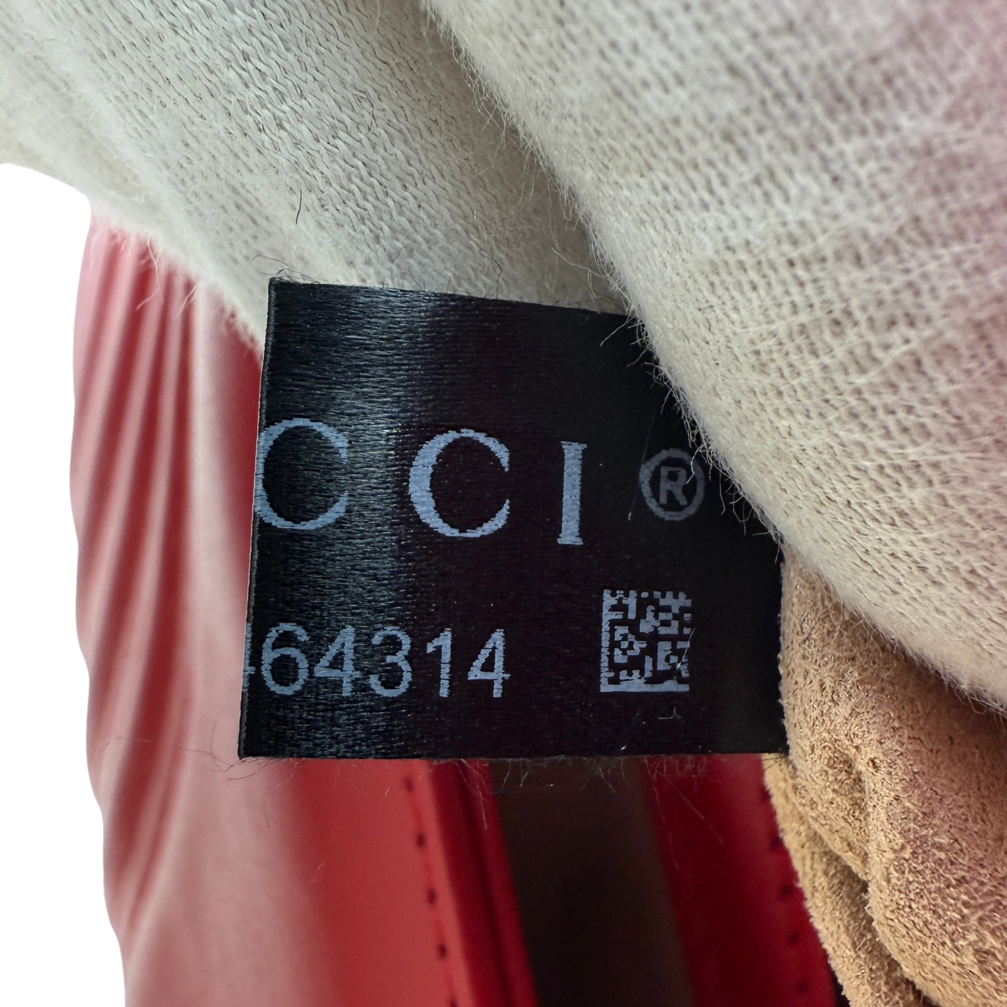 Gucci Kleine GG Marmont Schultertasche Rot / neuwertig Gucci